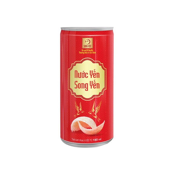 Nước Yến Song Yến (Tổ yến chưng 2%) - Lon 190ml